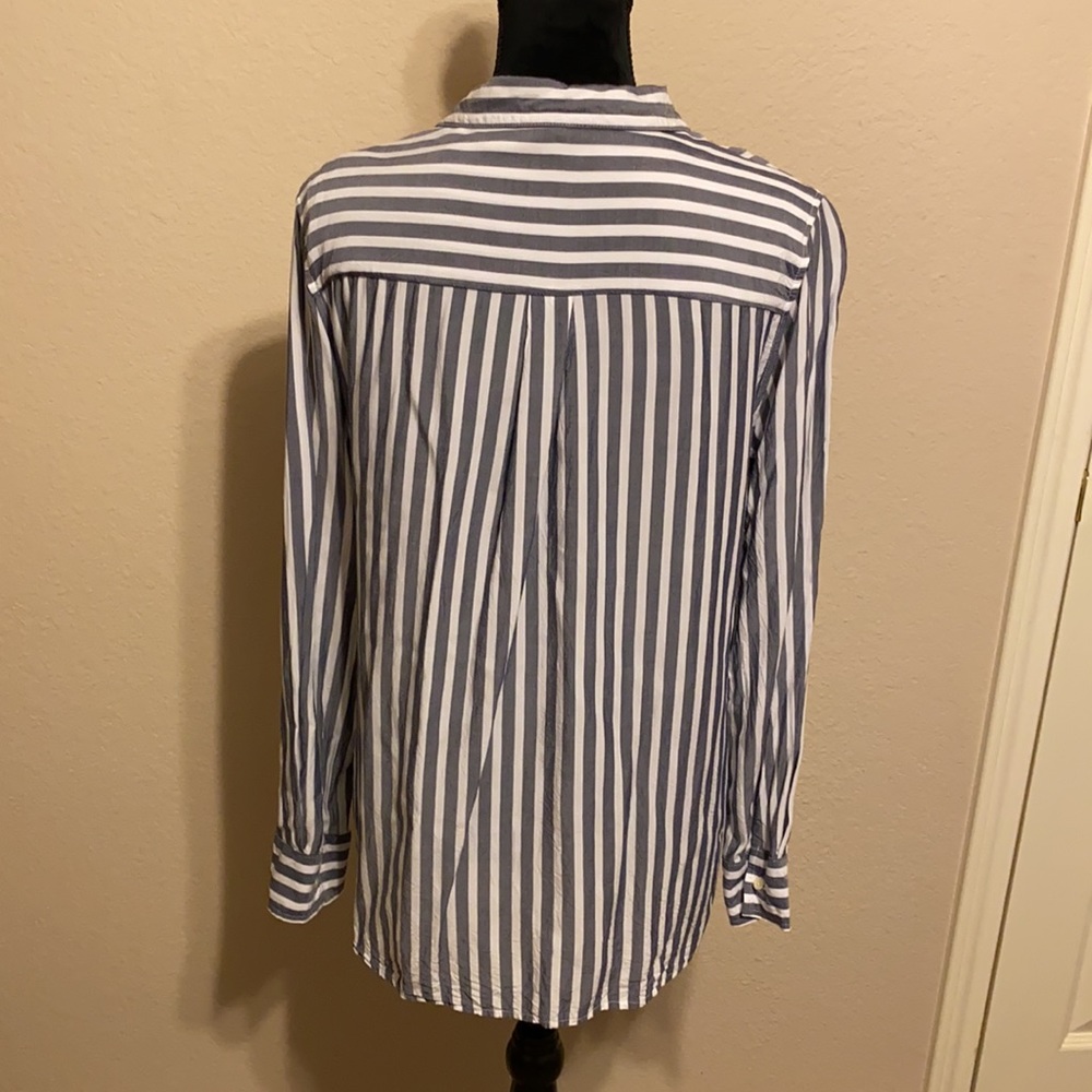 GAP Long Sleeve Striped Button Down Shirt - Picture 3 of 7